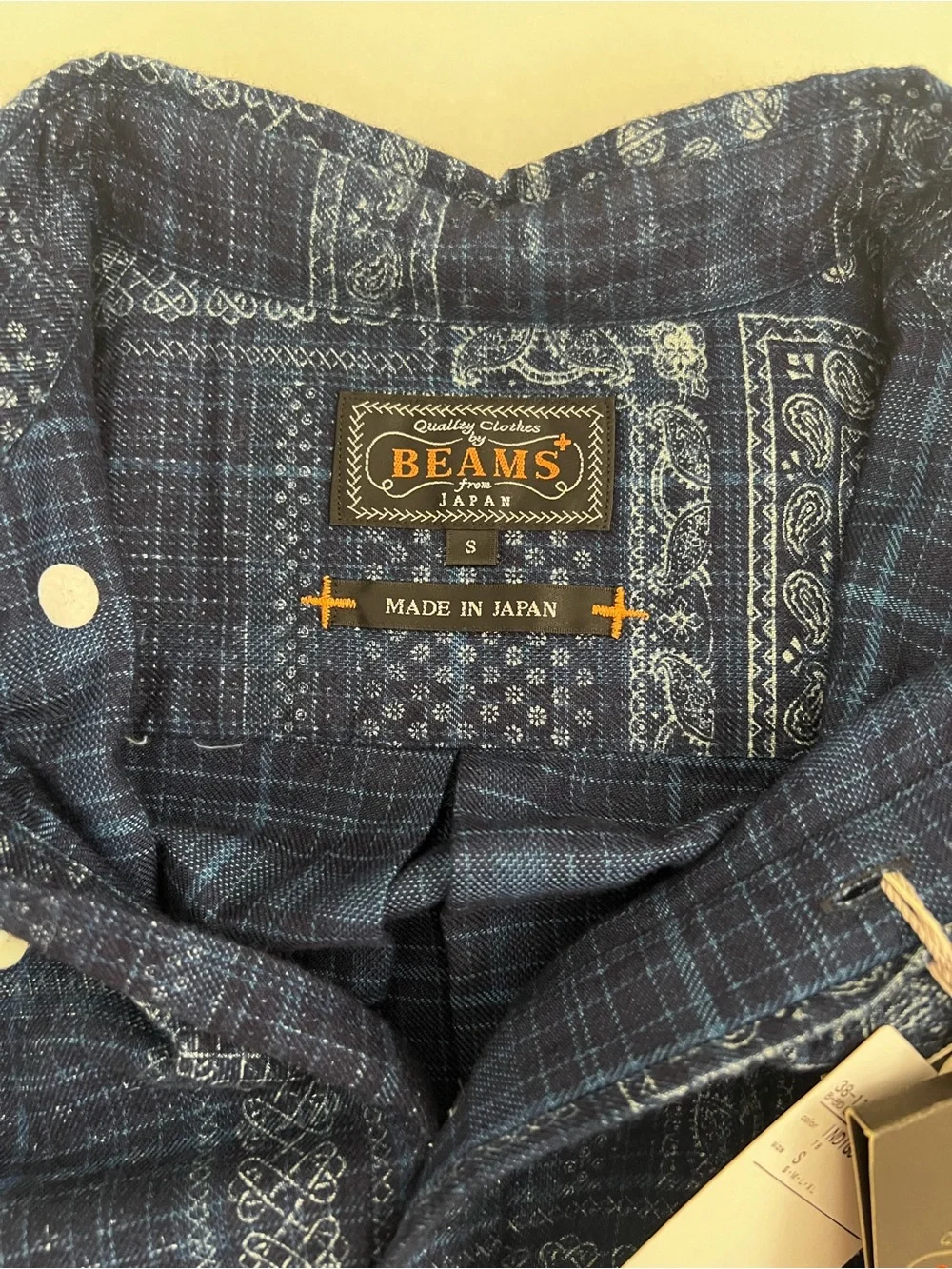 BEAMS Japan Men’s Button-up Shirt size S